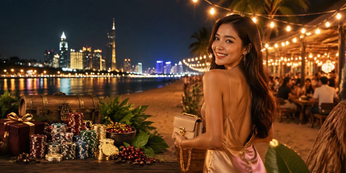 Người dùng tại TP.HCM kiểm tra số dư thưởng và lịch sử cược trong quán cà phê