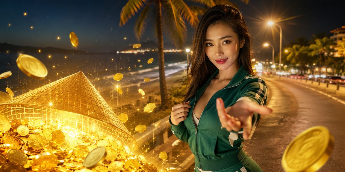 Người chơi tại Phan Thiết tham gia casino trực tuyến với nón lá truyền thống